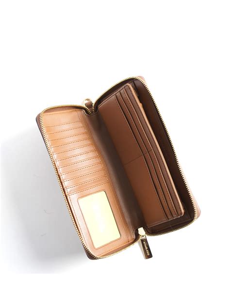 michael kors jet set travel continental wallet luggage